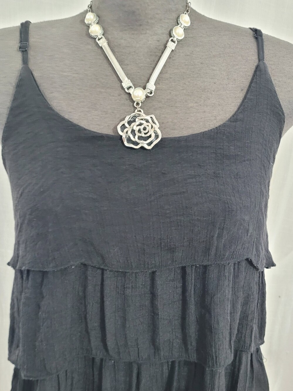 Tiered Ruffle Dress / Xl - Picture 5 of 11